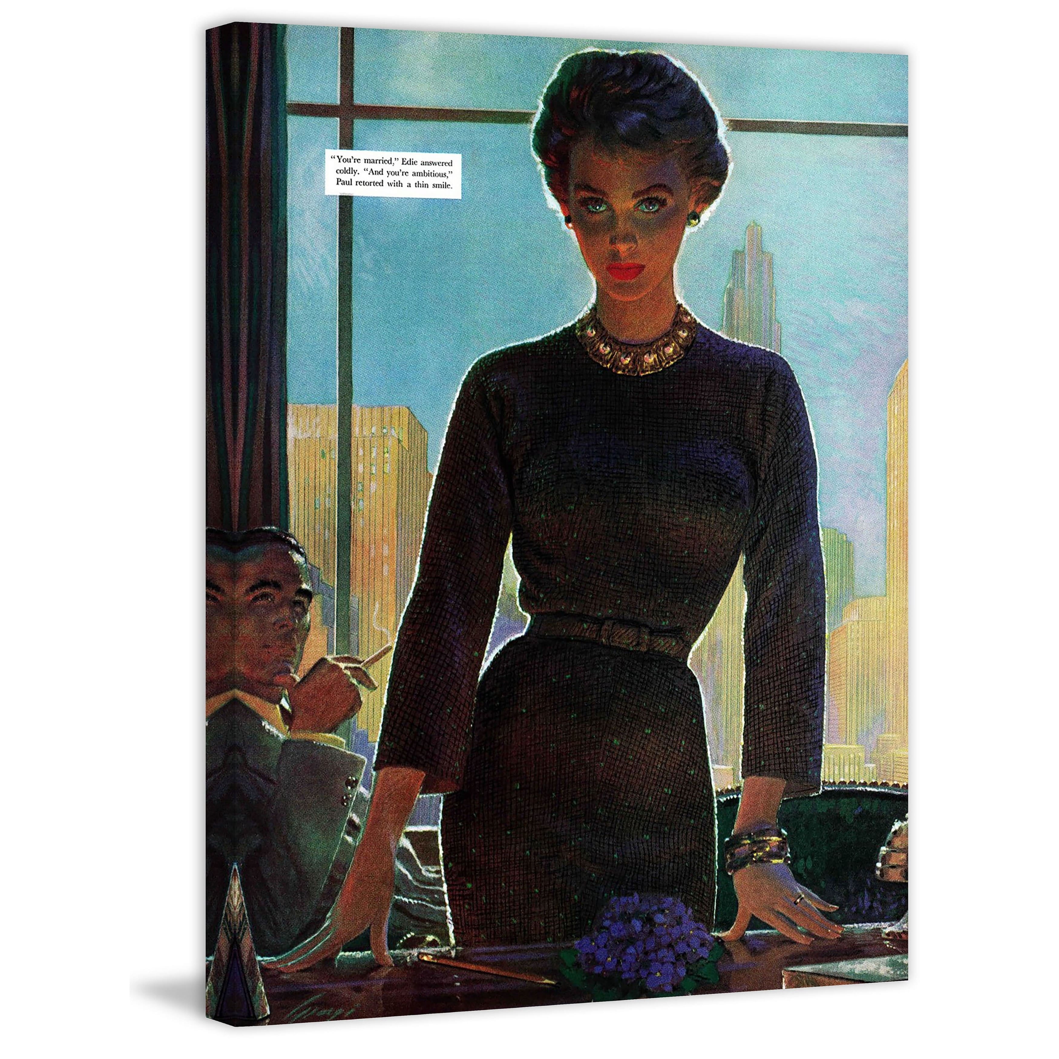 Marmont Hill "The Fall of Edie Markham" by Edwin Georgi Painting Print on Canvas