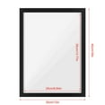 thumbnail image 3 of Self Adhesive Magnetic Frame for Cross Stitch Photo Art Wall Hanging Framed Picture Frame Inner Size 25*35cm Black, 3 of 5