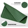 thumbnail image 3 of Alfombrilla de silicona para secar platos MODENGKONGJIAN Easy Clean, color verde oscuro, 3 of 7