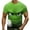 Green, variant on Mens Golf Shirts Funny Expression Lightweight Short Sleeve Playful Mens Undershirts,Sky Blue,3XL