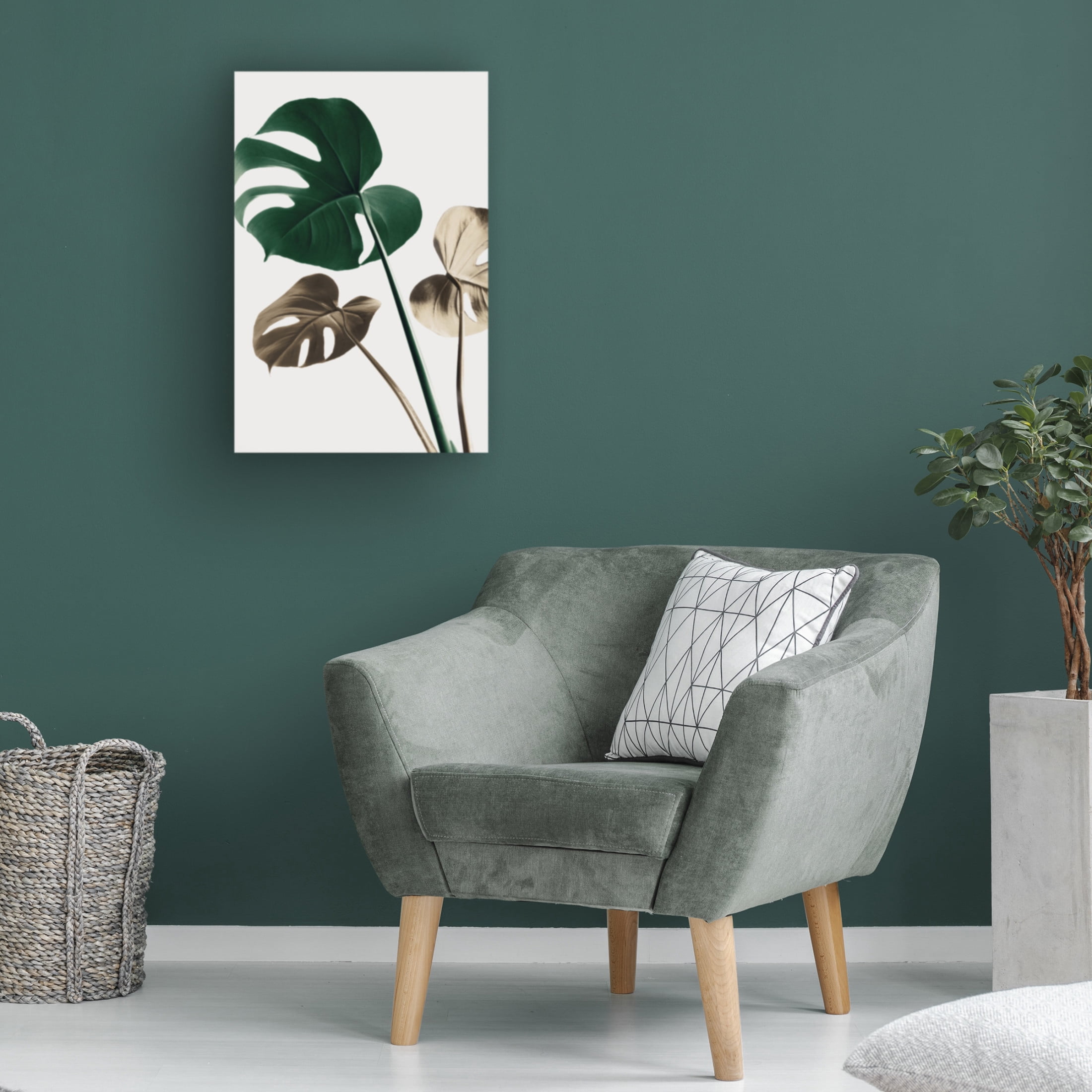 Trademark Fine Art Pictufy Studio Monstera Mix 04 Canvas Wall Art