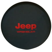 Brawny Series - Jeep Wrangler 32" Tire Cover RED Wrangler Logo