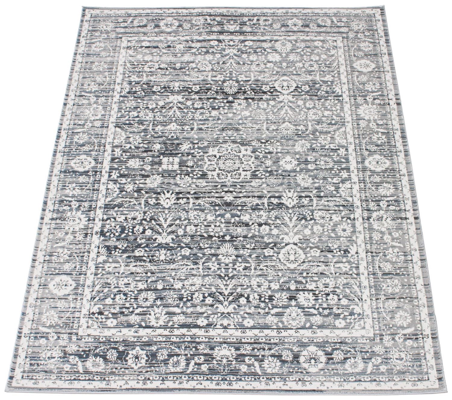 ECARPET Layla Cream, Grey Rug