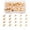 65 wooden thumbtacks, variant on Pack of Map Tacks Pins Drawing Push Pins with Assorted Head for Map Drawing Cork