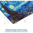 thumbnail image 5 of Mouse Pad, Square Computer Mouse Pads with Personalized Oil Painting Design, Washable Mouse Mat with Lycra Cloth, Office Home Non-Slip Rubber Base Mousepad, Starry Sky by Van Gogh, 5 of 6