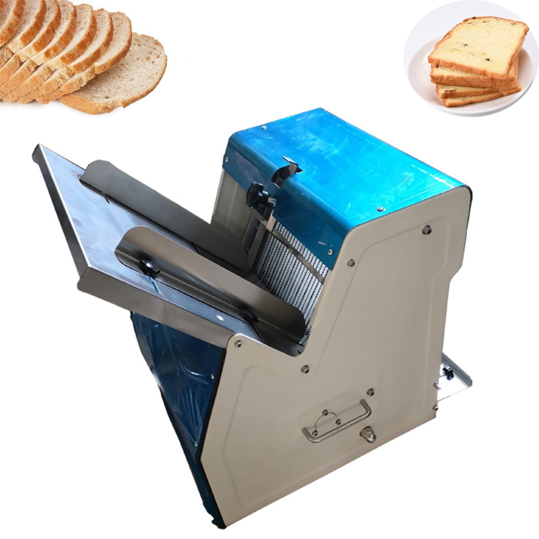 INTBUYING Electric Commercial Bread Roast Loaf Cake Slicer Slice 31pcs