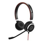 Jabra Evolve 40 MS Professional Wired Headset, Stereo - Telephone Headset for Greater Productivity, Superior Sound for Calls and Music, 3.5mm Jack/USB Connection, All-Day Comfort Design, MS Optimized