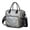 Grey and Gold, variant on Blue and Black Checkered Pattern Insulated Leakproof Lunch Box for Women, Large Lunch Bag for Tween Teen Adult, Loncheras Para Mujer for Work Beach Travel Picnic Camping