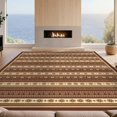 thumbnail image 2 of Design&I 4'x6' Washable Area Rug Entryway Boho Ru Door Featuring Striped Front Doormat Entrance for Home Office, Under Desk, Snag-Free Skid-Resistant Medium, 2 of 7
