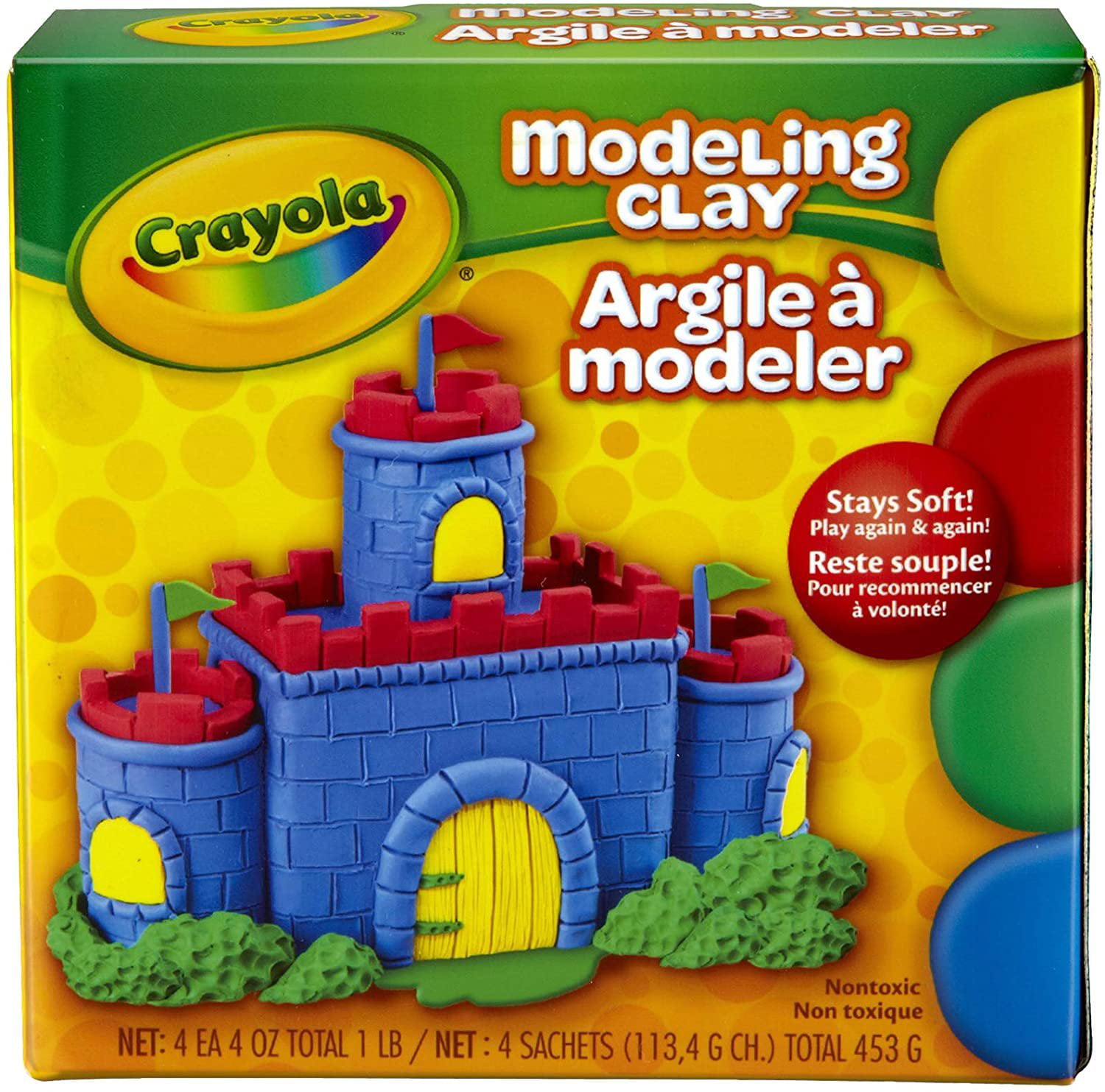 Crayola Modeling Clay Classic 8 Count Ty2 for sale online 