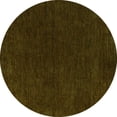 thumbnail image 1 of Ahgly Company Indoor Round Abstract Green Modern Area Rugs, 6' Round, 1 of 4