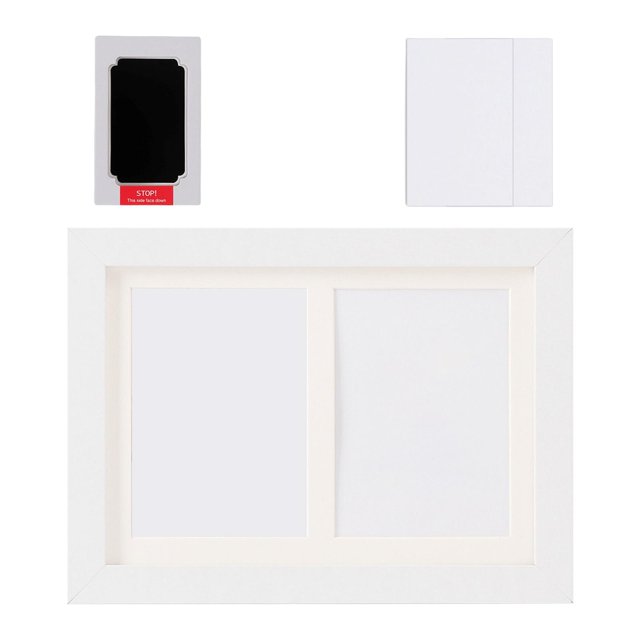 Kit de huellas de manos y pies para recién nacidos, recuerdo para el hogar, kit de huellas de patas, almohadilla de tinta para recién nacidos. Blanco