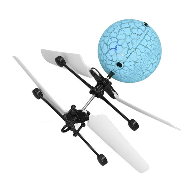 Flying Ball Toy Intelligent USB Charging Cool LED Light Tough Wind Blade Interactive Kids Flying Toy for Indoor Outdoor