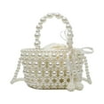 thumbnail image 3 of Bolso de cuentas para mujer,bolso de verano para mujer,bolso de moda,bolso hecho a mano,bolsa con correa para el hombro desmontable,bolso,bolso de cubo creativo,bolso de, 3 of 8