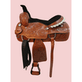 thumbnail image 4 of Western Leather Premium Riding Horse Saddle Size 12" to 18" Inches Seat, 4 of 4