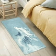 thumbnail image 5 of Abstract Dragon Plush Carpet Non Slip Runner Rug Absorbent Bath Mat 39" x 20", 5 of 8