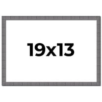 19x13 Frame Blue Kingsley Pewter Solid Wood Picture Frame Width 0.75 Inches |Interior Depth 0.5