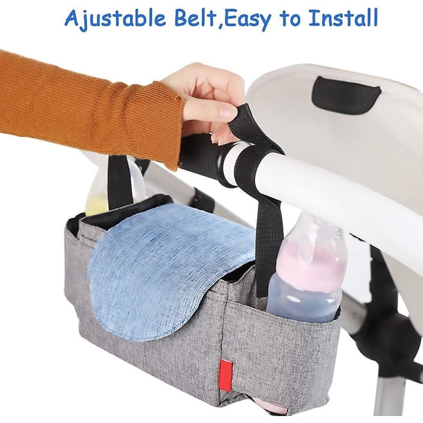 1 Uds. Bolsas de almacenamiento para cochecito de bebé, bolsas organizadoras para cochecito y cochecito, bolsas de almacenamiento para cochecito, bolsas para cochecito, accesorios universales para pa