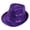 Dark Purple, variant on ManxiVoo Western Style Shining Sequin Dance Hat For Women Men Unisex Party Cowboy Costume Accessory