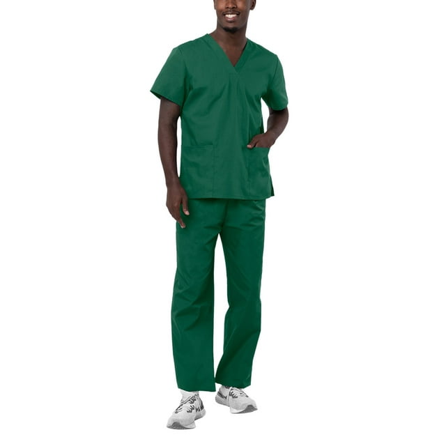 Adar Uniformes Médicaux Unisexes Universels - Ensemble de Sarrau Unisexe à Cordon