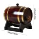 thumbnail image 3 of Fiudx Barril de Vino de Madera, Barril de Cerveza Decorativo, Gran Capacidad de Almacenamiento, Diseño Único y Elegante, Elemento Decorativo para El Hogar, Multifuncional, Construcción Robusta de Mad, 3 of 3
