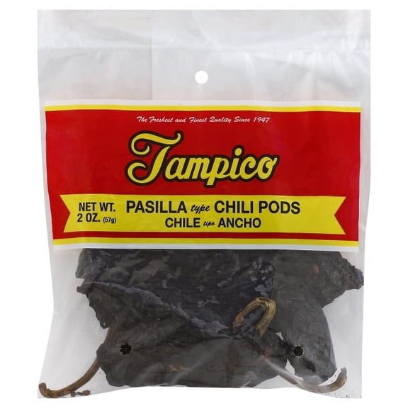 Tampico Pasilla Dried Chili Pods, 2 oz