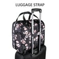 thumbnail image 5 of KROSER Rolling Laptop Briefcase Rolling Laptop Bag For 15.6" Laptop Rolling Tote-Rose Pattern, 5 of 9