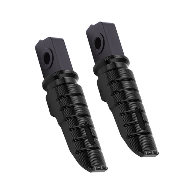 Reposapiés delantero para motocicleta T6063, aleación de aluminio, antideslizante, resistente al óxido, repuesto para Aprilia GPR125 APR150, color negro, 2 uds.
