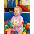 thumbnail image 3 of Happy Town Toddler Baby Girl Summer Outfits Butterfly Print Short Sleeve T-Shirt + Shorts Girls Two-Piece Clothes Set, 3 of 8