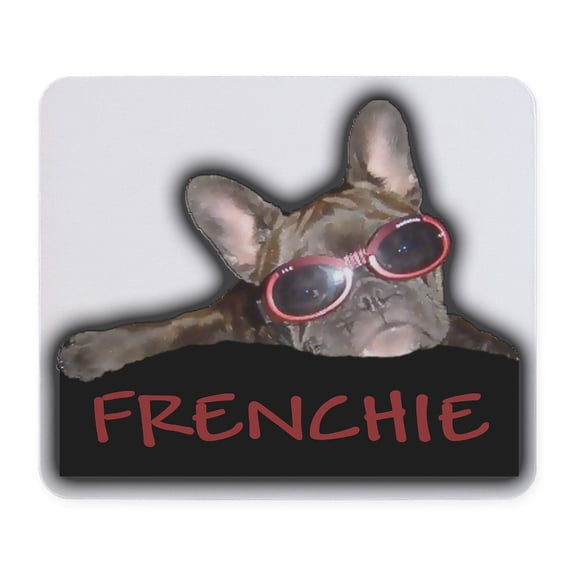 CafePress - Frenchie Logo Mousepad - Non-slip Rubber Mousepad, Gaming Mouse Pad