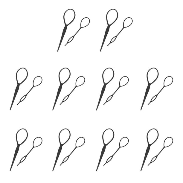 Seitruly 20X Ponytail Maker Styling Tool Hair Operation Exquisite Simple Tools Braider Accessories Workmanship Loop Lady Fine Tail Cuidado del cabello No.1
