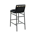 thumbnail image 6 of Meridian Furniture Vegan Leather Bar Stool, Black, 6 of 7