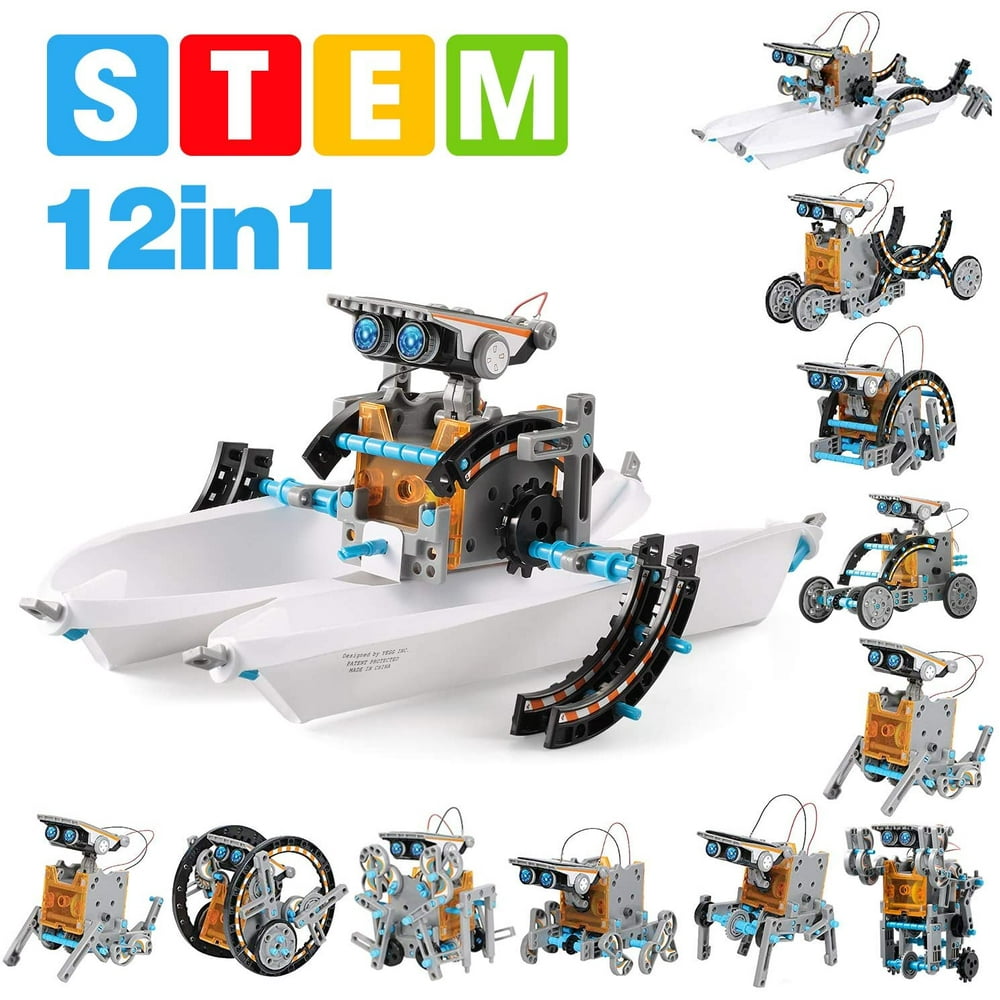 12 in 1 STEM Solar Robot Kit , Educational Learning Science Building