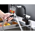 thumbnail image 3 of Sarapandan Kitchen 360 Rotating Multifunctional Mixer Tap with Pull-Out Spray Black Color, 3 of 5