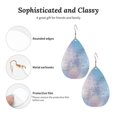 thumbnail image 3 of Glitter Sparkles Shimmer Printing Acrylic Dangle Teardrop Earrings For Women Lady, 3 of 7
