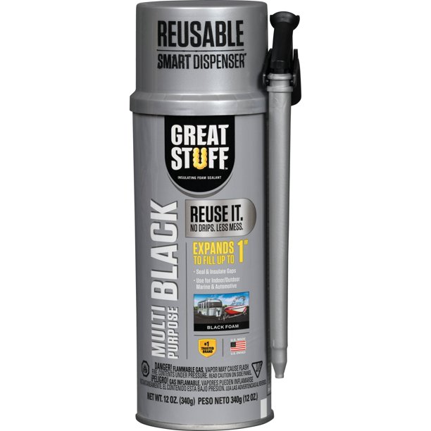 DuPont Great Stuff Insulating Foam Sealant 12 Oz., Black