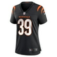 thumbnail image 2 of Women's Nike Marvell Tell III Black Cincinnati Bengals Game Player Jersey, 2 of 4