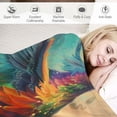 thumbnail image 3 of Orinice Phoenix Blanket for Kids Boys Girls Print Blankets Bedroom Decor and Throws Super Soft Comfortable Flannel Blankets 3D Printed Blanket,Plush Blankets  40x50in, 3 of 6