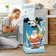 thumbnail image 6 of Laundry Basket Laundry Hampers Storage Basket Store Clothes Lightweight and Foldable Beautiful Fat Santa Claus, 6 of 7