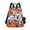 Cartoon Ghosts Hide in Pumpkins, variant on Travel Backpack for Women Large Capacity College Bags Multi-pocket Casual Daypacks 15 Inch Aggressive Shark