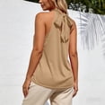 thumbnail image 4 of CAIXIA Womens Halter Tank Tops Sweetheart Neckline Crop Backless Cami Shirts 2026 Summer Going Out Y2K Tops, 4 of 6