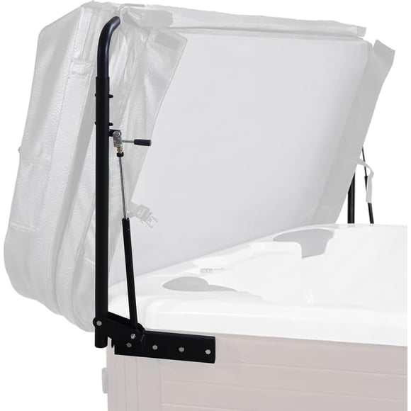 Hydraulic Swimming Pool Spa Cover Lift, Hot Tub Cover Lift, Adjustable Width 69 in-96.5 in, Mounted on Both Top Sides, for Various Sizes of Rectangular Bathtubs, Hot Tubs & Spas