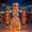 LED, variant on Lighted Up Giant Skeleton Hawaiian Hula Outfit,12ft Skeleton Summer Accessories Including Grass Skirt and Flower Garlands & Bracelet,23ft Lights String,Aloha Banner for Outdoor Garden Decor