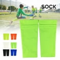 thumbnail image 2 of CAROOTU Manchons de Compression pour Mollets pour Protège-Tibias Chaussettes de Compression pour Jambes avec Fente Inférieure, 2 of 6
