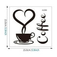 thumbnail image 3 of KQJQS Coffee Mugs and Tea Art Vinyl Wall Sticker - Removable Decal for Kitchen, Café, and Home Décor, Easy Peel and Stick PVC Wall Art, 3 of 6