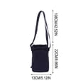 thumbnail image 3 of Bolsa cruzada de nailon para mujer, con portabotellas, bolsillo para teléfono, monedero, correa ajustable, ligera, compacta y versátil para uso deportivo y diario., 3 of 5