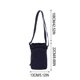 thumbnail image 3 of Bolso bandolera de nailon para mujer con botella de agua, ideal para deportes al aire libre, con bolsillo para el teléfono y monedero. Mochila multiusos para senderismo, viajes y desplazamiento, 3 of 5