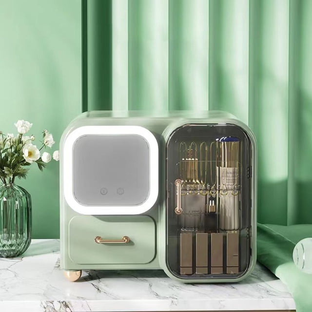 Makeup Organizers Storage Case with Lid and Drawers Design for Wife Mother Holiday Gift
