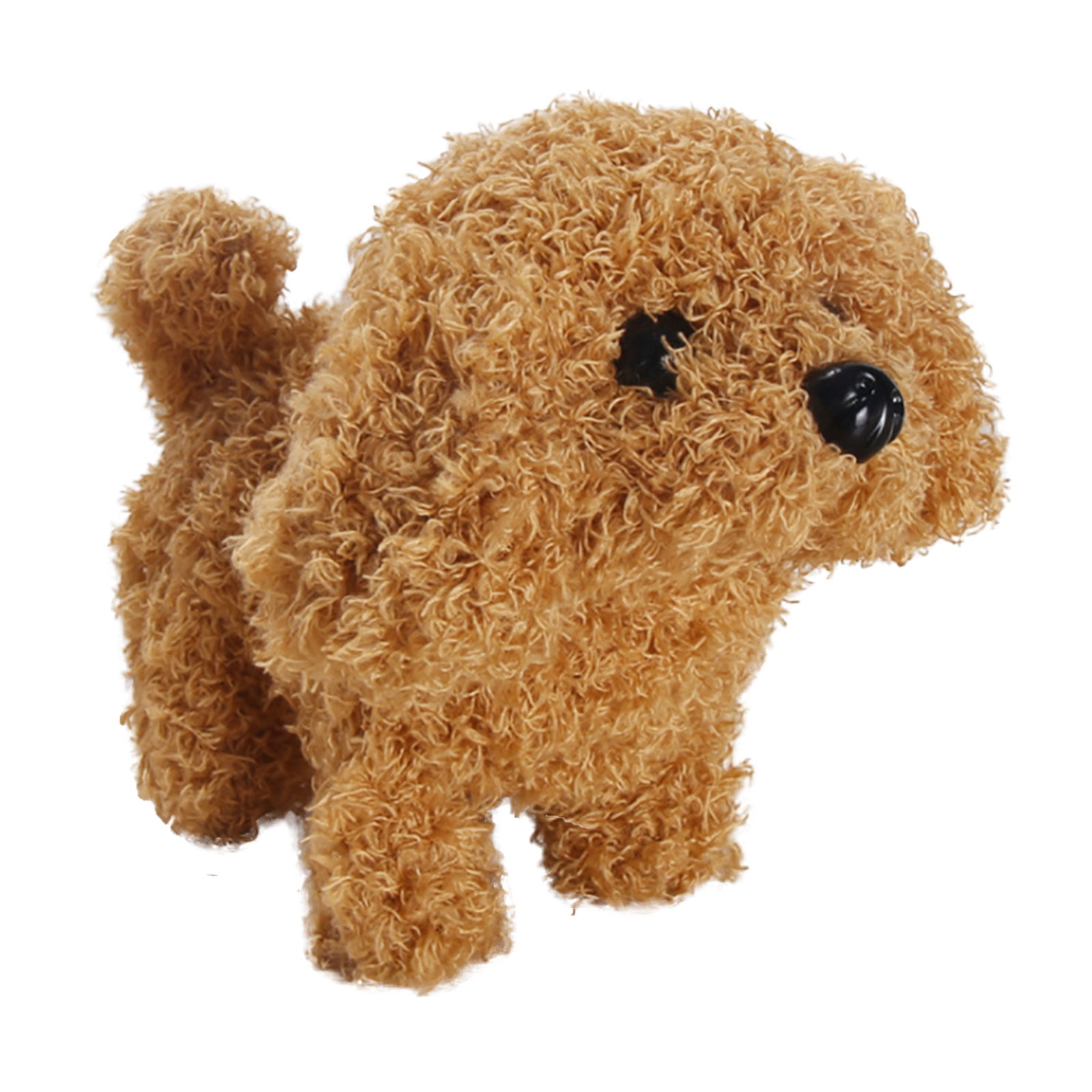 Walking & Barking Dog Plush Stuffed Puppy Toy Electronic Dog Battery Powered 