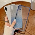 thumbnail image 2 of Luxury Shiny Glitter Plating Lens Soft Back Silicone Case For iPhone 15 14 13 12 11 Pro 13mini 12mini 12Pro 15Plus 14Plus Cover advanced, 2 of 6